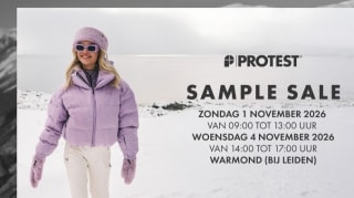 Gratis toegang voor de Sample Sale van Protest Sportswear in Warmond 1 & 4 november