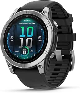 Garmin Fenix E 47mm Reloj Smartwatch Acero Inoxidable con Correa de Silicona por 437€