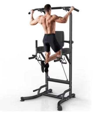 Estación dominadas multifunción entrenamiento realce, ejercicio Abdominal por 68.01€