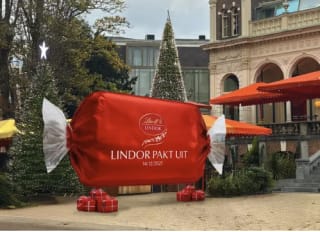 Gratis LINDOR chocolade in het vondelpark