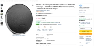 Harman Kardon Onyx Studio 9 por $2,384 en Amazon