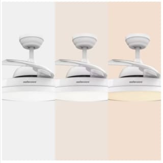 Mellerware Ventilador de techo retráctil 40 W 6 velocidades por 60,98€