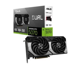 Carte graphique ASUS Dual RTX 5070 12 Go à 519€