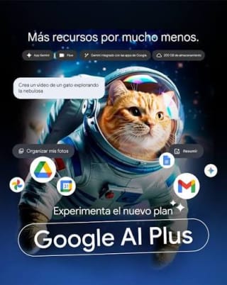 Google AI Plus Gratis: 1 año en Internshala