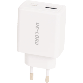 Re-load dual wandlader 65 watt voor €12,95 bij de Action