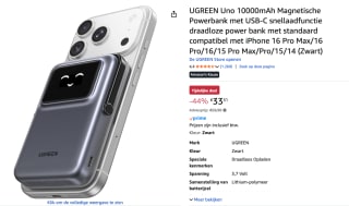 UGREEN Uno 10000mAh Magnetische Powerbank