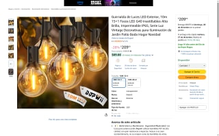 Dopwii Luces LED 1W G40 15E12 16LED por $209 | Amazon