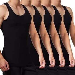 Pack de 5 FALARY Camiseta de Tirantes de algodón para Hombre òr 23.21€