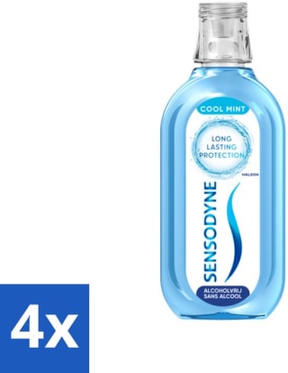 4x 500ml Sensodyne Mondwater Fresh & Cool voor €28,83 bij Bol