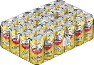 Amstel Radler 0,0 cerveza limón sin alcohol pack 24 x 33 cl por 13.35€