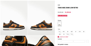 Tenis Nike Dunk Low Retro por $1,300 | Oferta TAF