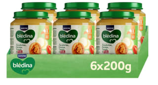 Pack 6x200g de Blédina Tarritos de Zanahoria, Patata, Tomate y Pollo para Bebé a 5.8€