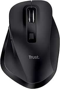 Trust Fyda Ratón Inalámbrico 2,4 GHz Recargable, Soporte para Pulgar por 11.99€