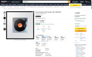 Barra de Sonido Samsung HW-LS60D/ZX por $3,490 | Oferta Amazon