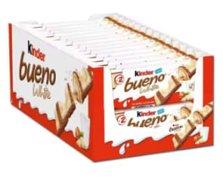 Kinder Bueno Chocolate con leche y crema de avellanas caja 30 unidades por 19,55€