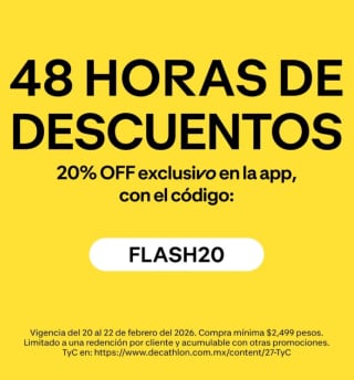Cupón Decathlon: 20% de Descuento en App