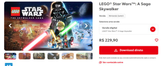 LEGO Star Wars: A Saga Skywalker por $198 | Nintendo Brasil
