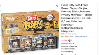 Demon Slayer: Kimetsu no Yaiba Bitty POP!Figure 4-Pack Nezuko voor €3,97 bij Amazon