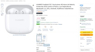 Audífonos HUAWEI FreeBuds SE 2 por $359 en Amazon