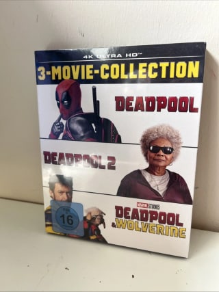 Deadpool 3-Film Collection 4K Ultra HD (New & Sealed German Import, English Audio)