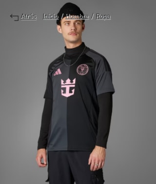 Camiseta Visitante Inter Miami CF 25/26 para hombre $31.990 disponible en Adidas, Cl