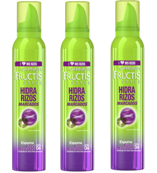 3 Botes de Garnier Fructis Style Espuma Nutri Rizos Marcados 200ml por 5.03€