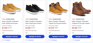 Calzado Timberland en Oferta | Coppel