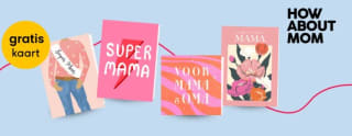 Gratis kaartje bij Greetz uit de How About Mom selectie