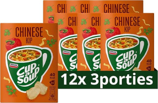 Knorr Cup a Soup Chinese kip 12 x 3 porties voor €7,63 bij Amazon