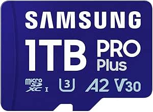 Samsung PRO Plus 1TB microSD Card (U3 A2 V30) + SD Adapter – £73.98 at Amazon UK