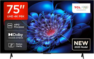 TCL 75P6K-UK 75" 4K + HDR Smart TV for £449
