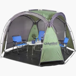 Carpa de camping Columbus Shadow con paredes verde por 99€