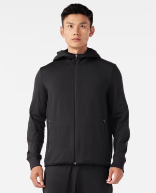 Chaqueta cálida de running Hombre - KIPRUN Run 100 Warm Negro por 14,99€