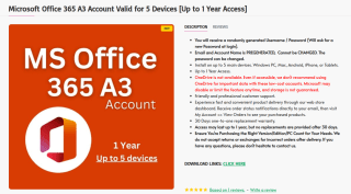 Cuenta Microsoft Office 365 por 1 año por $10 en Keyzol