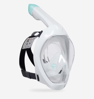 Máscara Snorkel Easybreath. Tallas S/M y M/L gris sin bolsa por 14.99€