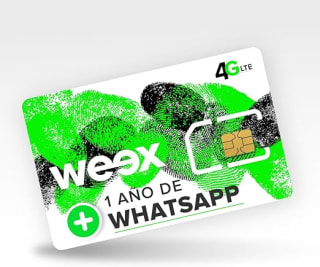 SIM Weex 1 año WhatsApp por $118 | Oferta Amazon