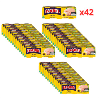 Atún Isabel en Aceite Vegetal 42 x (3 x70g) por 59.99€