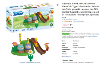 PLAYMOBIL Junior & Disney: Winnie de Poeh Bijentuin voor €11,53 bij Amazon