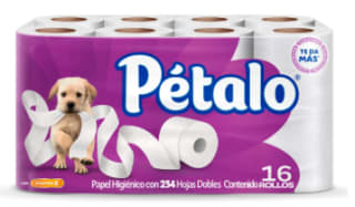 Papel Higiénico Pétalo Ultra Jumbo 16 Rollos por $56 | Chedraui