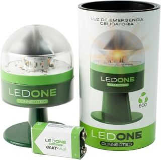 Baliza V16 homologada DGT geolocalizada LEDONE Connected por 29,99€