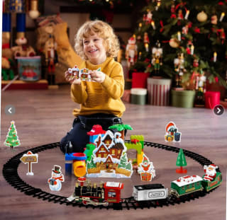 Tren Eléctrico p/Colgar en Árbol Navidad Sonidos Luz KUANGYE $33.990 en falabella.com