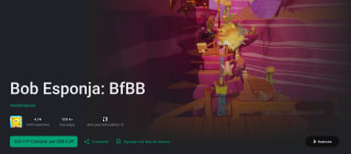 Bob Esponja: BfBB por $8 | PlayStore y AppStore