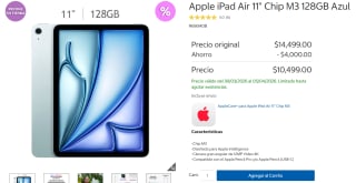 iPad Air 11" 128GB por $10,499 | Oferta Costco
