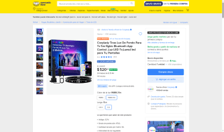 Tiras de Luz TV Cozylady 5m RGBIC por $413 | Oferta Mercado Libre