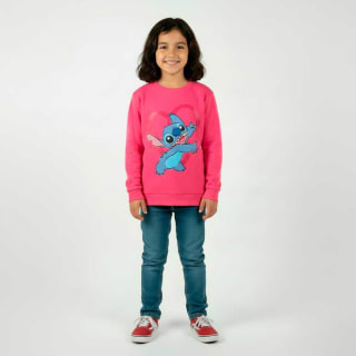 Polerón Stitch Niña Licencias por $4.990