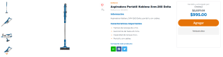 Aspiradora Portátil Koblenz Svm-260 Delta por $995 | Oferta Chedraui