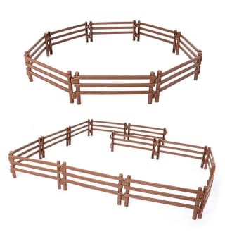 Valla de plástico para decoración de paisaje por 3.99€.