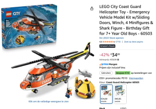 LEGO City Coast Guard Helicopter voor €34,89 bij Amazon