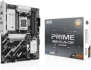 Placa base ASUS PRIME B850-PLUS-CSM AM5 DDR5 256GB M.2 PCIe 5.0 por 130.99€