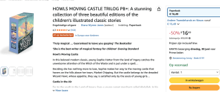 Howls Moving Castle Trilog PB+ voor €16,49 bij Amazon